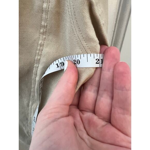 Peter Nygard Women's 12 Jacket Beige Embroidered Filigree Hook and Eye Floral - Picture 9 of 12